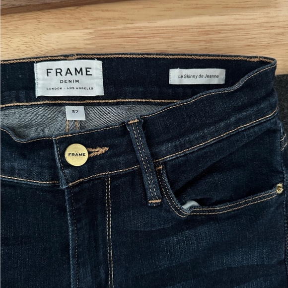 Frame Denim Le Skinny De Jeanne Jeans in Queens Way EUC - Picture 3 of 6